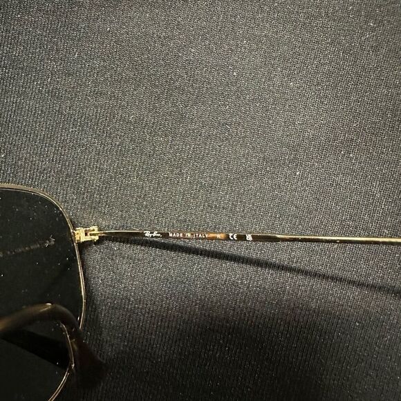 New Ray-Ban 3548 Hexagonal Flat G-15 Green Lenses Gold - Picture 5 of 7